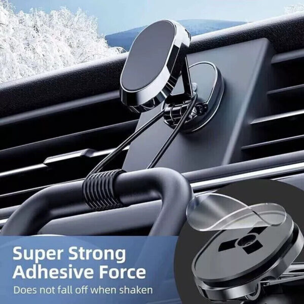 Magnetic Phone Holder For Car, Dashboard Car Phone Holder Mount Magnetic Stainless Steel Car Phone Holder - Dashboard Mount, Water-resistant, Rotatable - Image 6