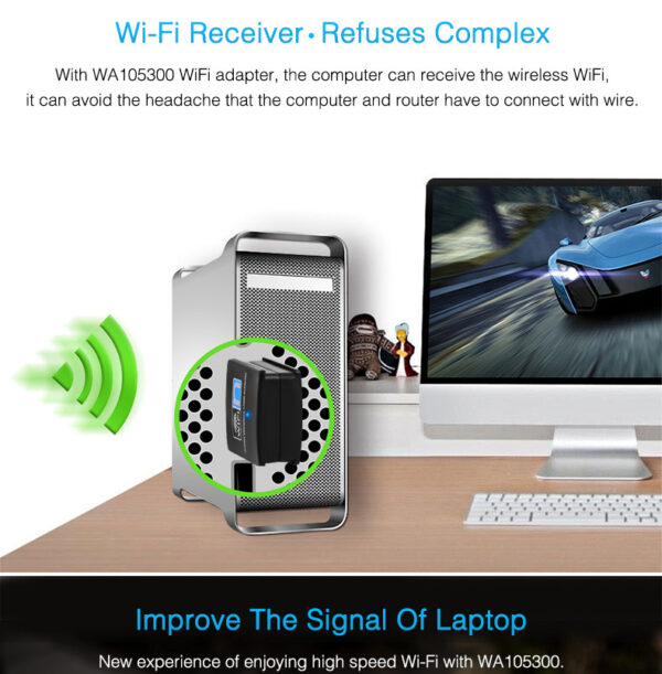 WIFI Wireless Receiver Mini Wireless Card - Image 4