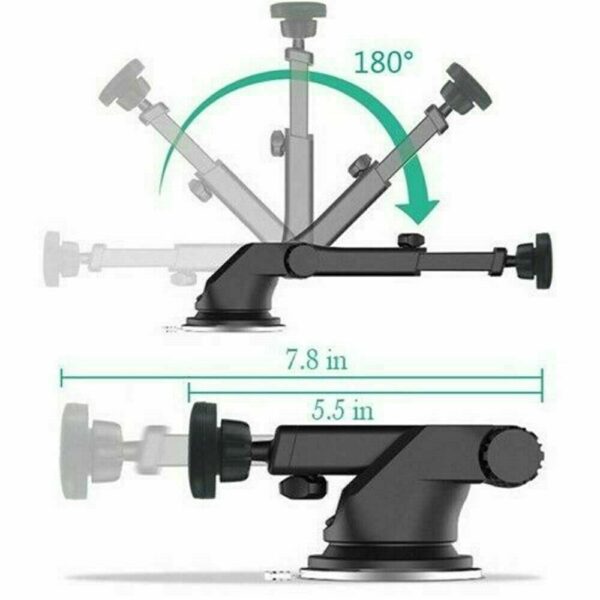 Car Bracket With Adjustable Strength Suction Cup - Image 7