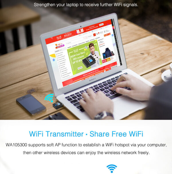 WIFI Wireless Receiver Mini Wireless Card - Image 2