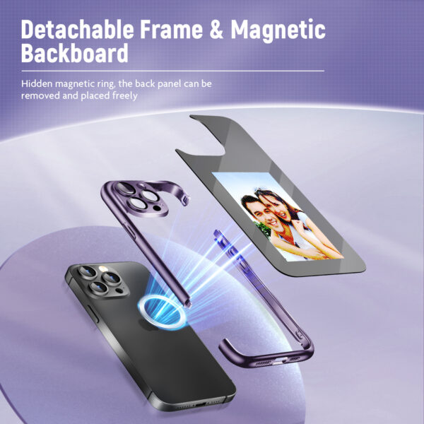 IPhone15 PRO PROMAX NFC Ink Screen Flip Phone Case Smart Creative DIY Custom All-Inclusive Case - Image 9