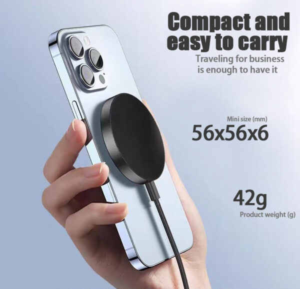 Qi2 Wireless Charger 15W Magnetic Wireless Fast Charging Is Suitable For 12-16PG Mobile Phone Models. Support Temu Us - Image 2