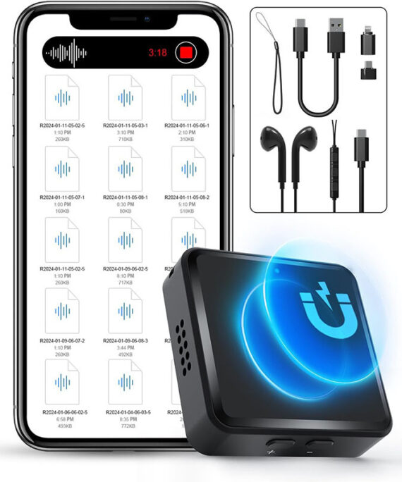 The Voice Recorder Is Mini, Small, Portable, And Small