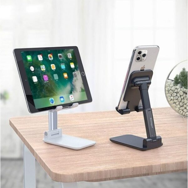 Metal Desktop Tablet Holder Table Cell Foldable Extend Support Desk Mobile Phone Holder Stand For iPhone iPad Adjustable - Image 4