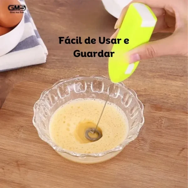 Batedor de ovo portátil, mini frother elétrico de leite, misturador para casa, batedor de café, string batedor - Image 8