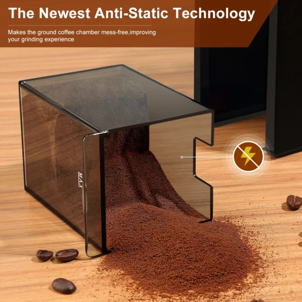 Automatic Burr Mill Coffee Grinder Electric Coffee Bean Grinding With 28 Adjustable Gears for Espresso French Press Drip Coffee - Image 5