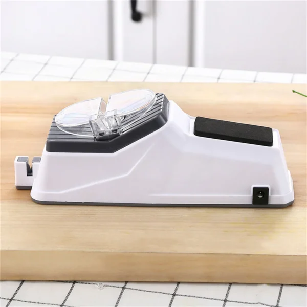 Electric Knife Sharpener Professional Knife Sharpener Fast Sharpening With Protective Cover For Restaurant Home Kitchen Gadget - Image 12