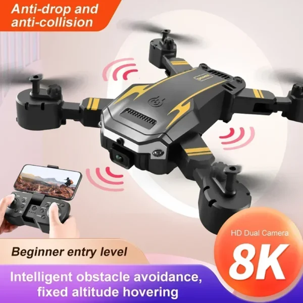 G6 Pro GPS Professional Drone 8K HD Dual-Camera Aerial Photography Omnidirectional Obstacle Avoidance Quadrotor RC Distance 5KM - Image 2
