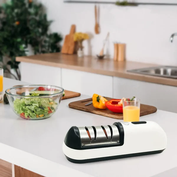 Professional Electric Knife Sharpener 3-Speed Home Kitchen Knives Sharpening NEW - Image 7