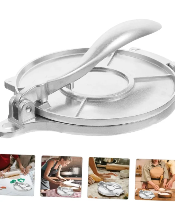 Dough Press Metal Dies Steel Flour Tortilla Press Dumpling Dough Tortillas Flour Bread Mold Sandwich Taco Press - 6.5 inch