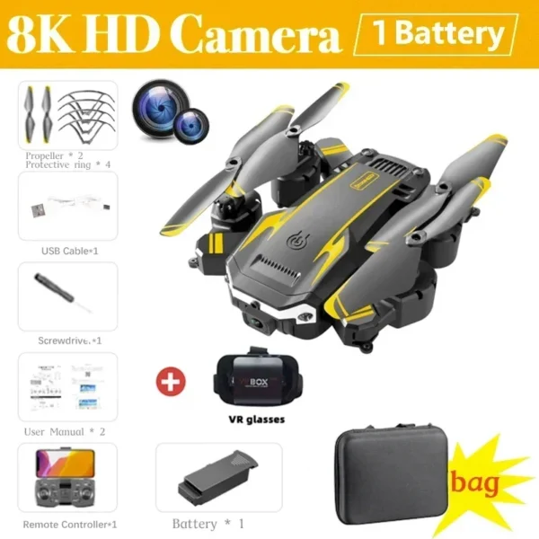 G6 Pro GPS Professional Drone 8K HD Dual-Camera Aerial Photography Omnidirectional Obstacle Avoidance Quadrotor RC Distance 5KM - Image 11