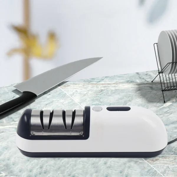 Professional Electric Knife Sharpener 3-Speed Home Kitchen Knives Sharpening NEW - Image 9