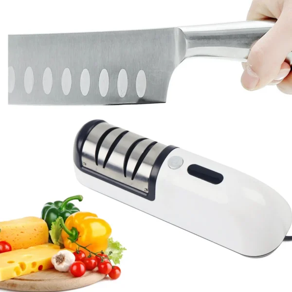 Professional Electric Knife Sharpener 3-Speed Home Kitchen Knives Sharpening NEW - Image 2