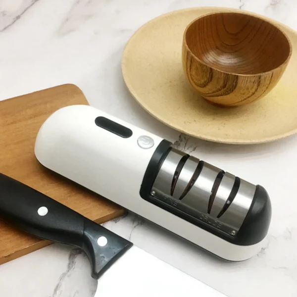 Professional Electric Knife Sharpener 3-Speed Home Kitchen Knives Sharpening NEW - Image 8