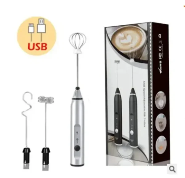 Portable Electric Milk Frothers Handheld Blender USB Mini Coffee Maker Whisk Mixer Cappuccino Cream Egg Beater Food Blender - Image 8