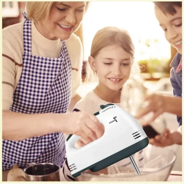 Multifunctional Electric Food Blender 7 Speed Mini Mixer Food Cake Baking Dough Mixer Handheld Mixer Egg Beater Automatic Cream - Image 5