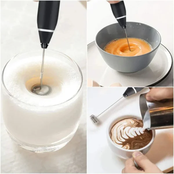 Portable Electric Milk Frothers Handheld Blender USB Mini Coffee Maker Whisk Mixer Cappuccino Cream Egg Beater Food Blender - Image 12