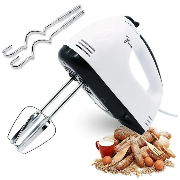 Multifunctional Electric Food Blender 7 Speed Mini Mixer Food Cake Baking Dough Mixer Handheld Mixer Egg Beater Automatic Cream - Image 2