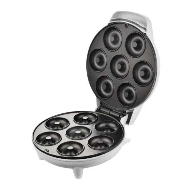 Mini Donut Maker Machine Non-stick Surface for Kids Breakfast Snack Desserts Makes Doughnuts White Color Home Applianc - Image 7
