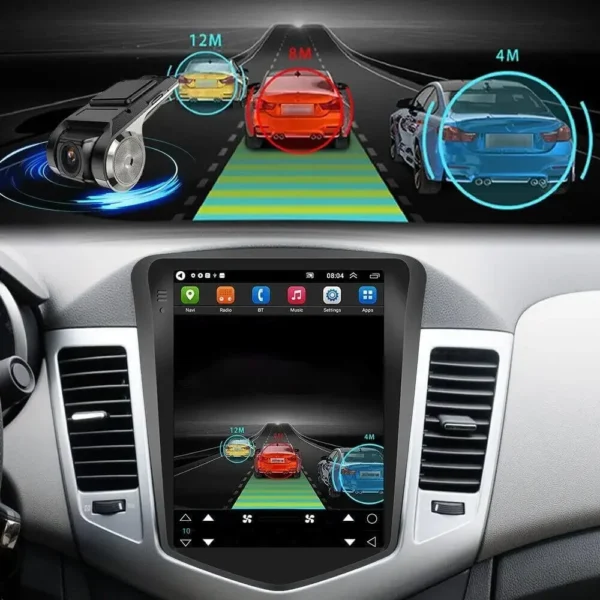 Car Stereo For Chevy Cruze 2009-2015 Android 13 9.7 Inch Screen Car in-Dash GPS Navigation Wireless Carplay WiFi Free Camera - Image 3