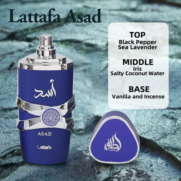 100ml Original Asad Men's Eau de Parfum Spray Original Arab Perfume High Quality Long Lasting Fragrance Spray for Women - Image 13
