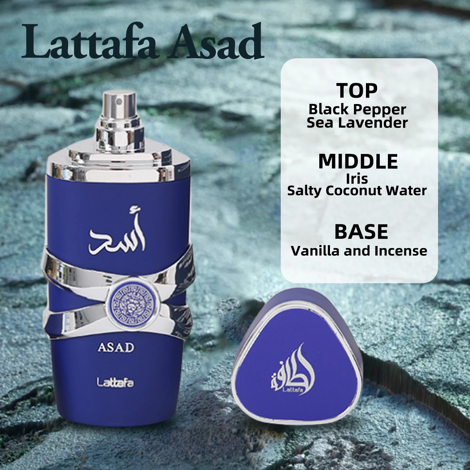 100ml Original Asad Men's Eau de Parfum Spray Original Arab Perfume High Quality Long Lasting Fragrance Spray for Women - Image 13