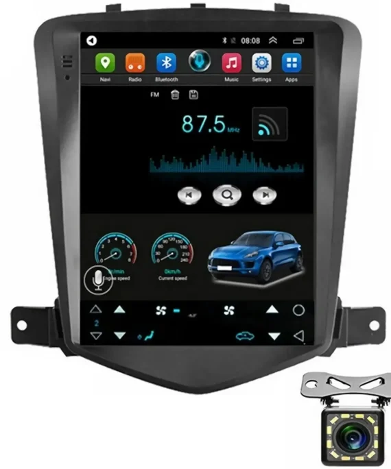 Car Stereo For Chevy Cruze 2009-2015 Android 13 9.7 Inch Screen Car in-Dash GPS Navigation Wireless Carplay WiFi Free Camera